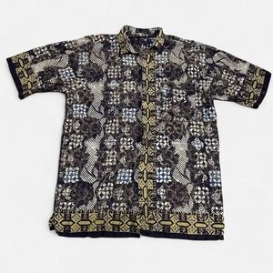 70s Short Sleeve Button Up Shirt